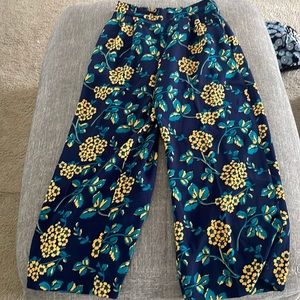 JCrew cropped flowy pants